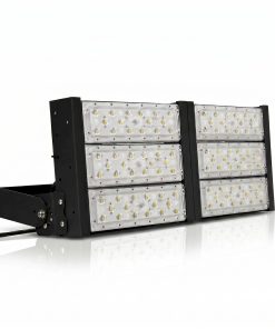 Đèn LED pha P03 (Khung đen) Lắp ngang Module SMD 5050 Mẫu A - Công suất 300W