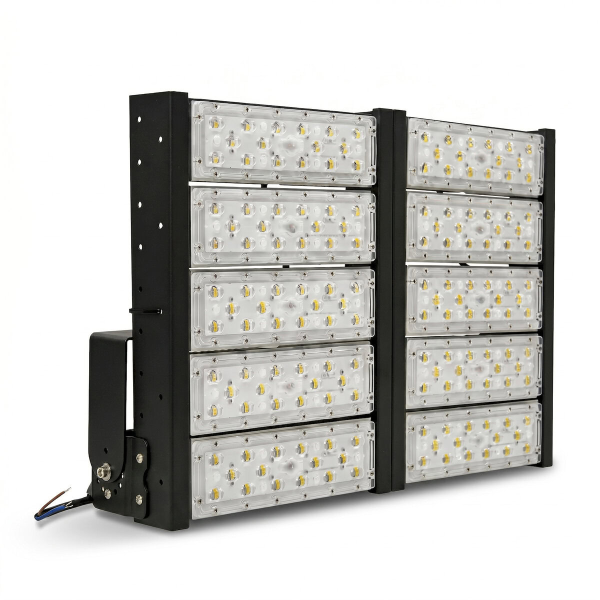 Đèn LED pha P03 (Khung đen) Module SMD 5050 Mẫu A - Công suất 500W
