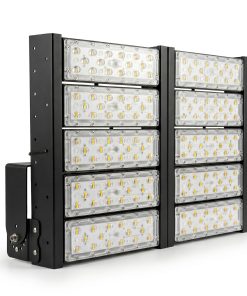 Đèn LED pha P03 (Khung đen) Module SMD 5050 Mẫu B - Công suất 500W