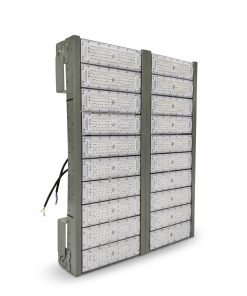 Đèn LED pha P01 (Khung xám) Module SMD 3030 Mẫu A - Công suất 1000W