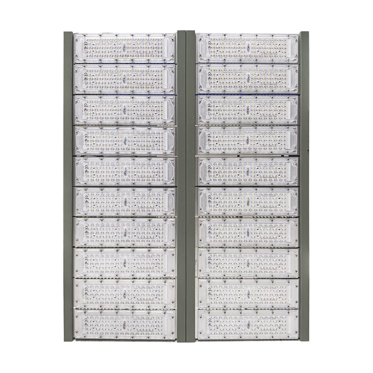 Đèn LED pha P01 (Khung xám) Module SMD 3030 Mẫu A - Công suất 1000W - Ảnh 2