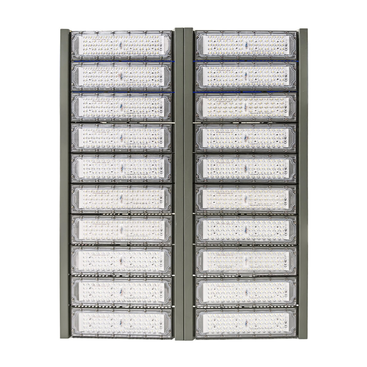 Đèn LED pha P01 (Khung xám) Module SMD 3030 Mẫu B - Công suất 1000W - Ảnh 3