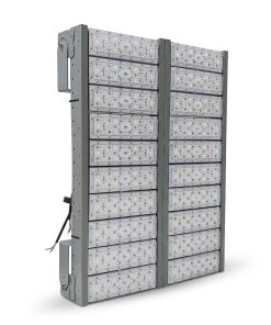 Đèn LED pha P01 (Khung xám) Module SMD 5050 Mẫu A - Công suất 1000W