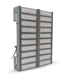 Đèn LED pha P01 (Khung xám) Module SMD 5050 Mẫu B - Công suất 1000W