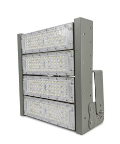 Đèn LED pha P01 (Khung xám) Module SMD 3030 Mẫu A - Công suất 200W