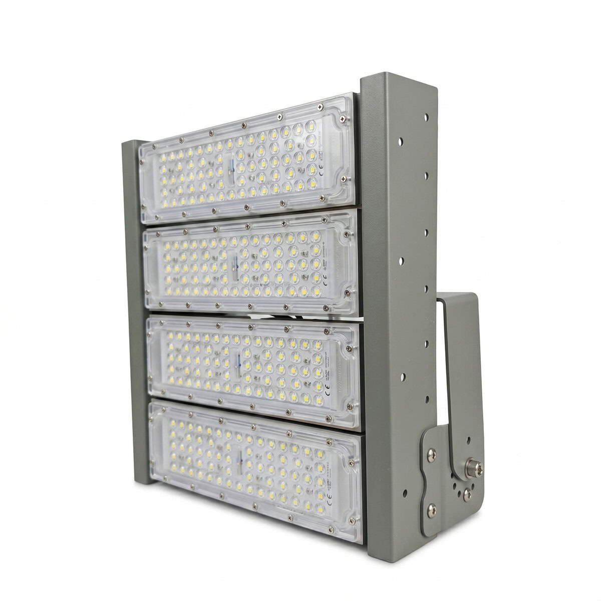 Đèn LED pha P01 (Khung xám) Module SMD 3030 Mẫu A - Công suất 200W
