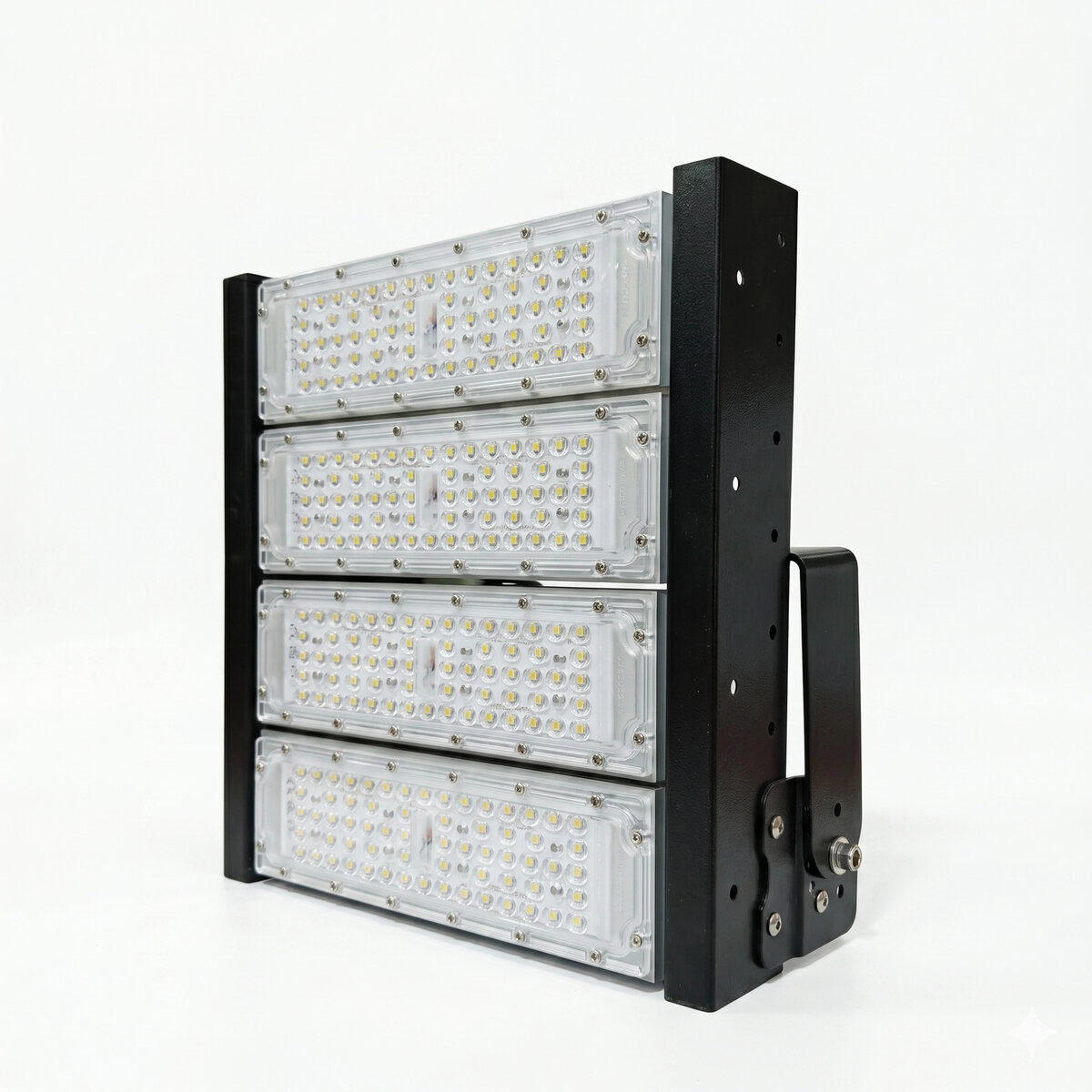 Đèn LED pha P03 (Khung đen) Module SMD 3030 Mẫu A - Công suất 200W