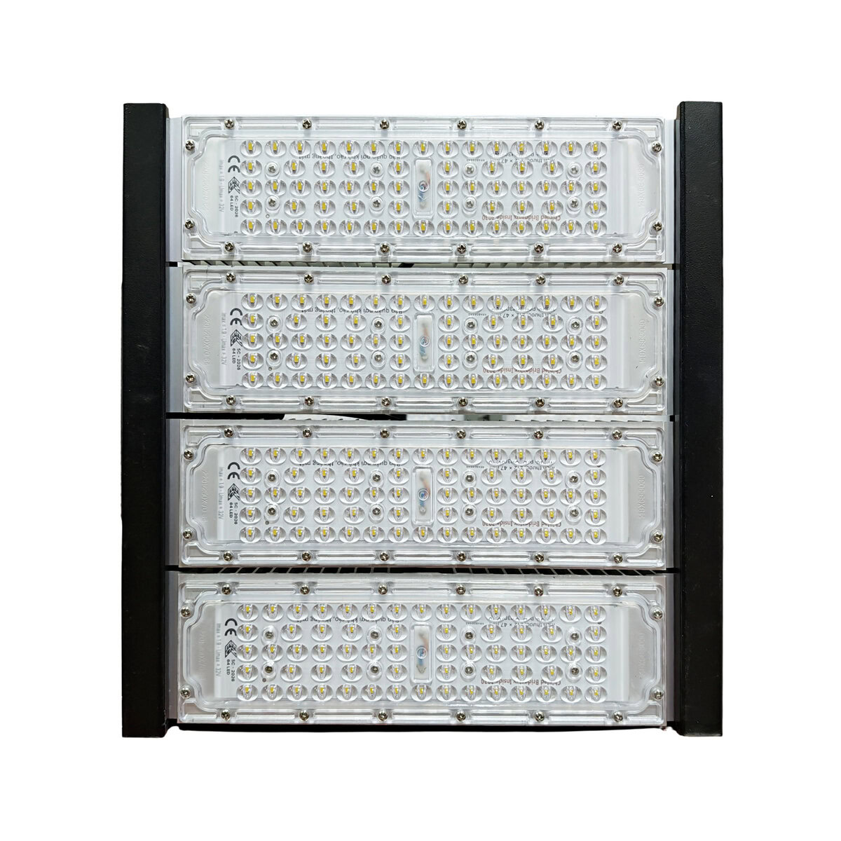 Đèn LED pha P03 (Khung đen) Module SMD 3030 Mẫu A - Công suất 200W - Ảnh 2