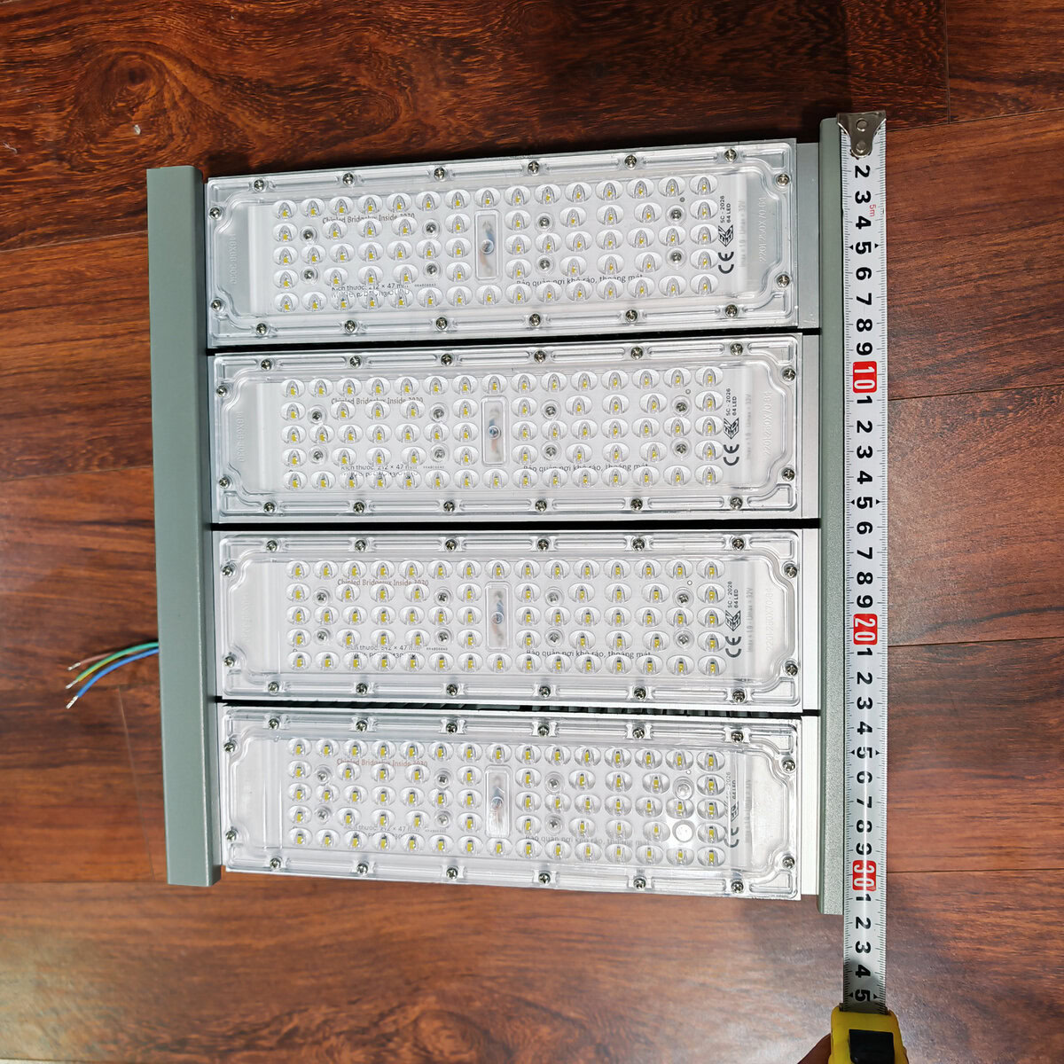 Đèn LED pha P01 (Khung xám) Module SMD 3030 Mẫu A - Công suất 200W - Ảnh 4