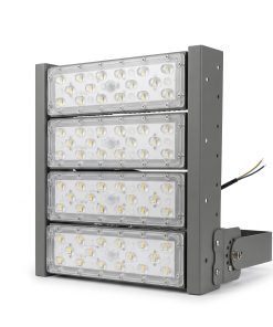 Đèn LED pha P01 (Khung xám) Module SMD 5050 Mẫu B - Công suất 200W