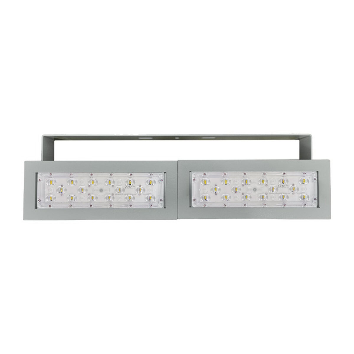 Đèn LED pha P02 (Khung hộp kín) Lắp ngang Module SMD 5050 Mẫu A - Công suất 100W - Ảnh 2