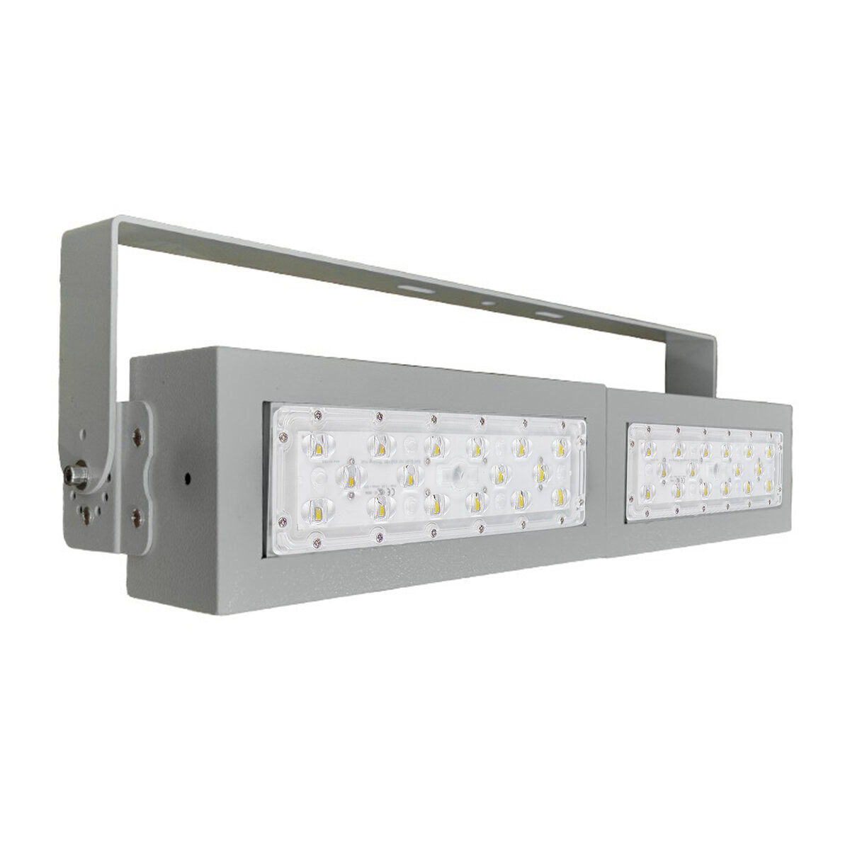 Đèn LED pha P02 (Khung hộp kín) Lắp ngang Module SMD 5050 Mẫu A - Công suất 100W